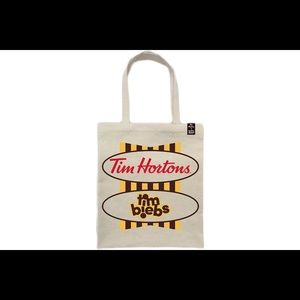 TIM HORTONS X JUSTIN BIEBER Tim Biebs Collectible Tote Bag